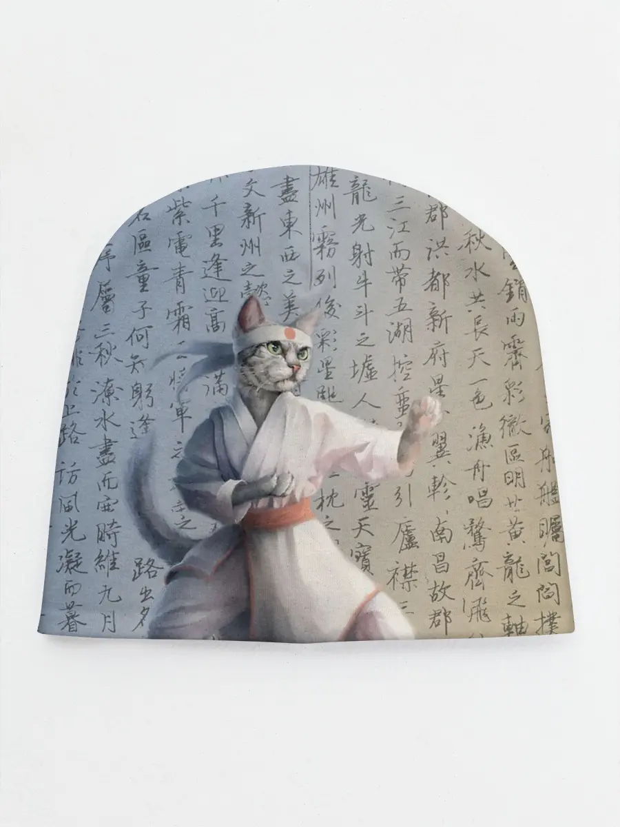 Детская шапка / Karate cat