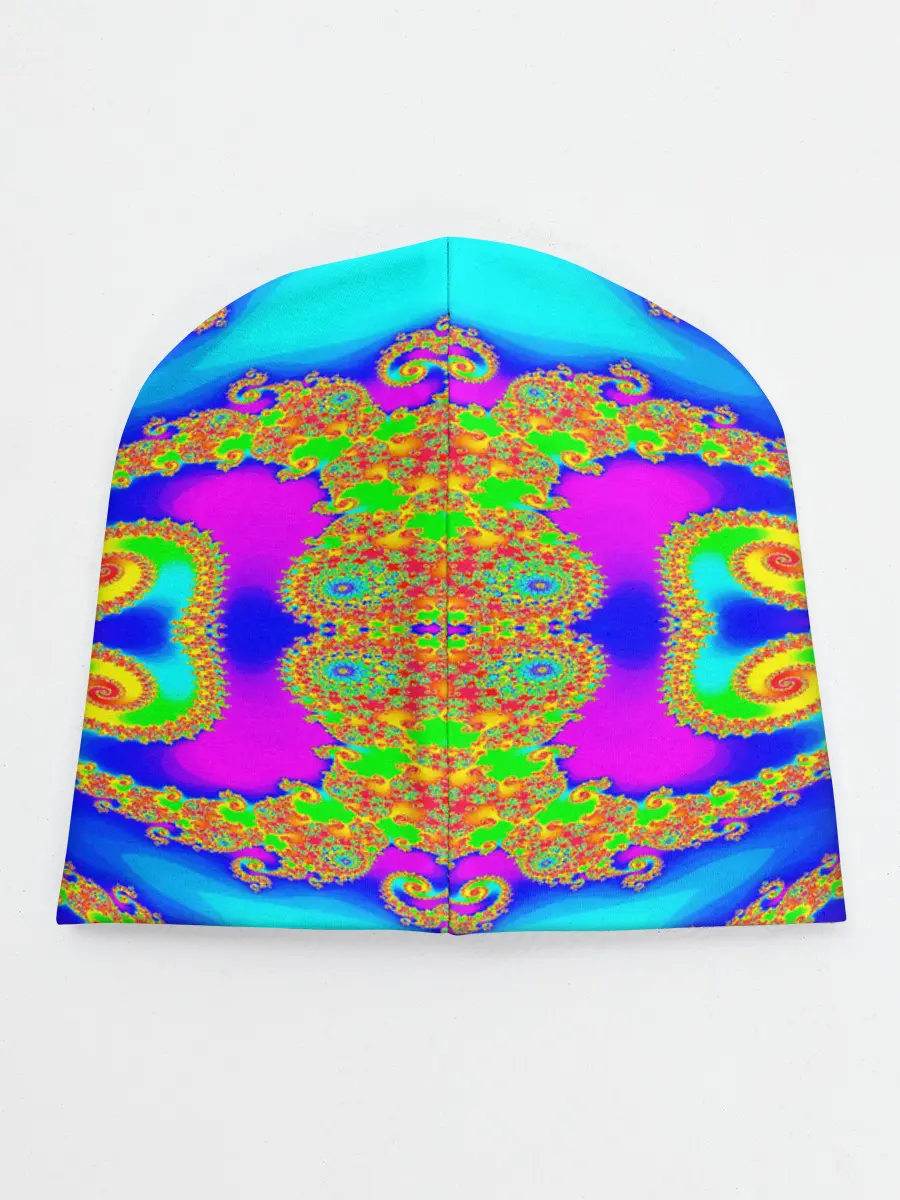 Детская шапка / Неоновый фрактал