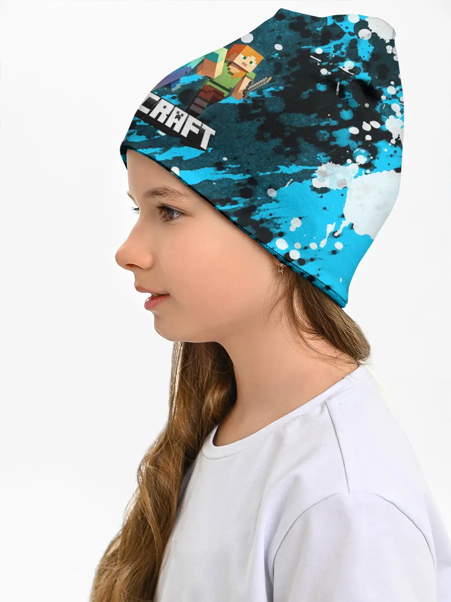 Детская шапка / Minecraft / Майнкрафт