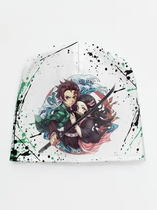 Детская шапка / Брызги красок Demon Slayer