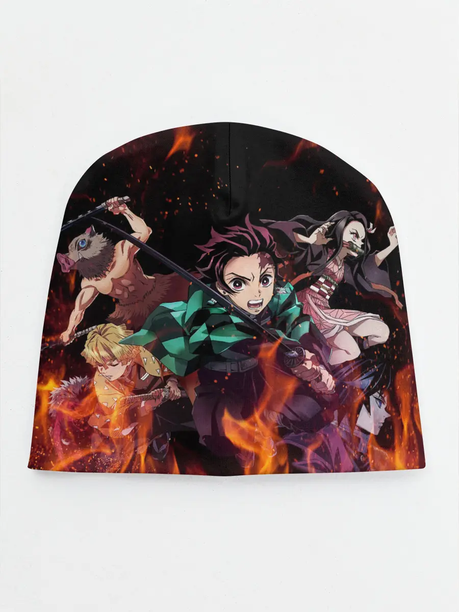 Детская шапка / Kimetsu no Yaiba в огне