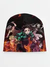Детская шапка / Kimetsu no Yaiba в огне