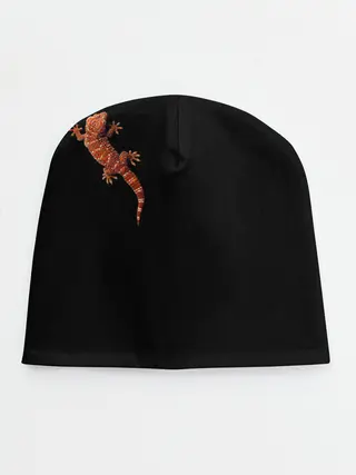 Детская шапка / Ручной геккон