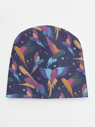 Детская шапка / Райские попугаи