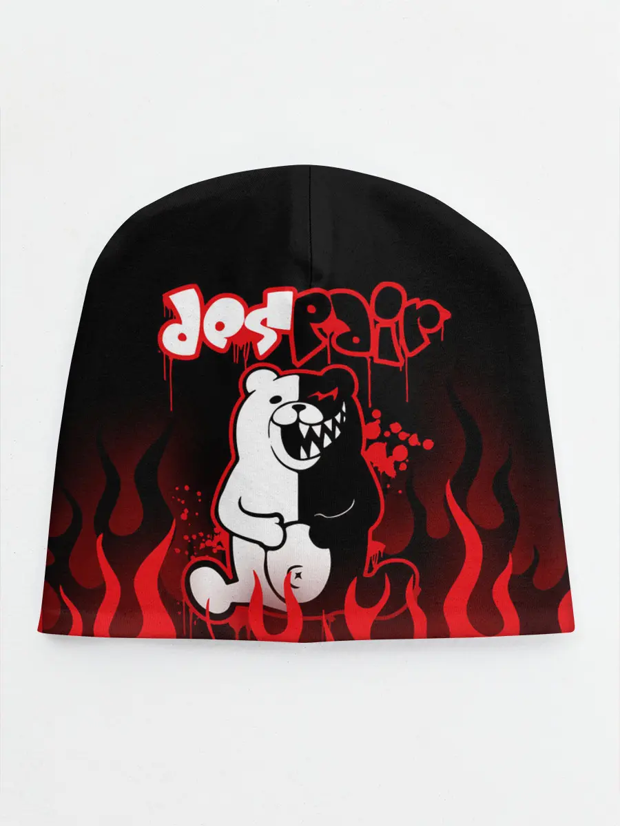 Детская шапка / Монокума despair горит