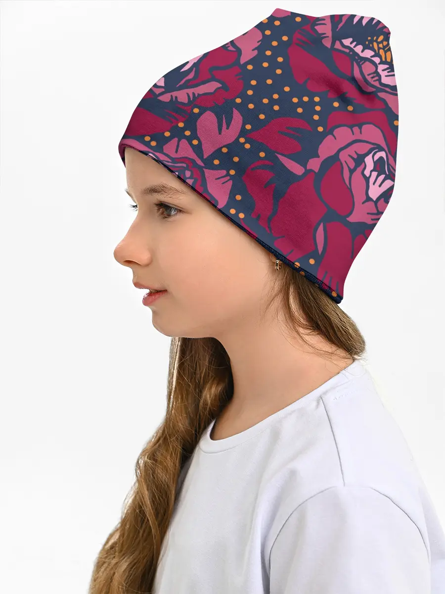 Детская шапка / Цветы