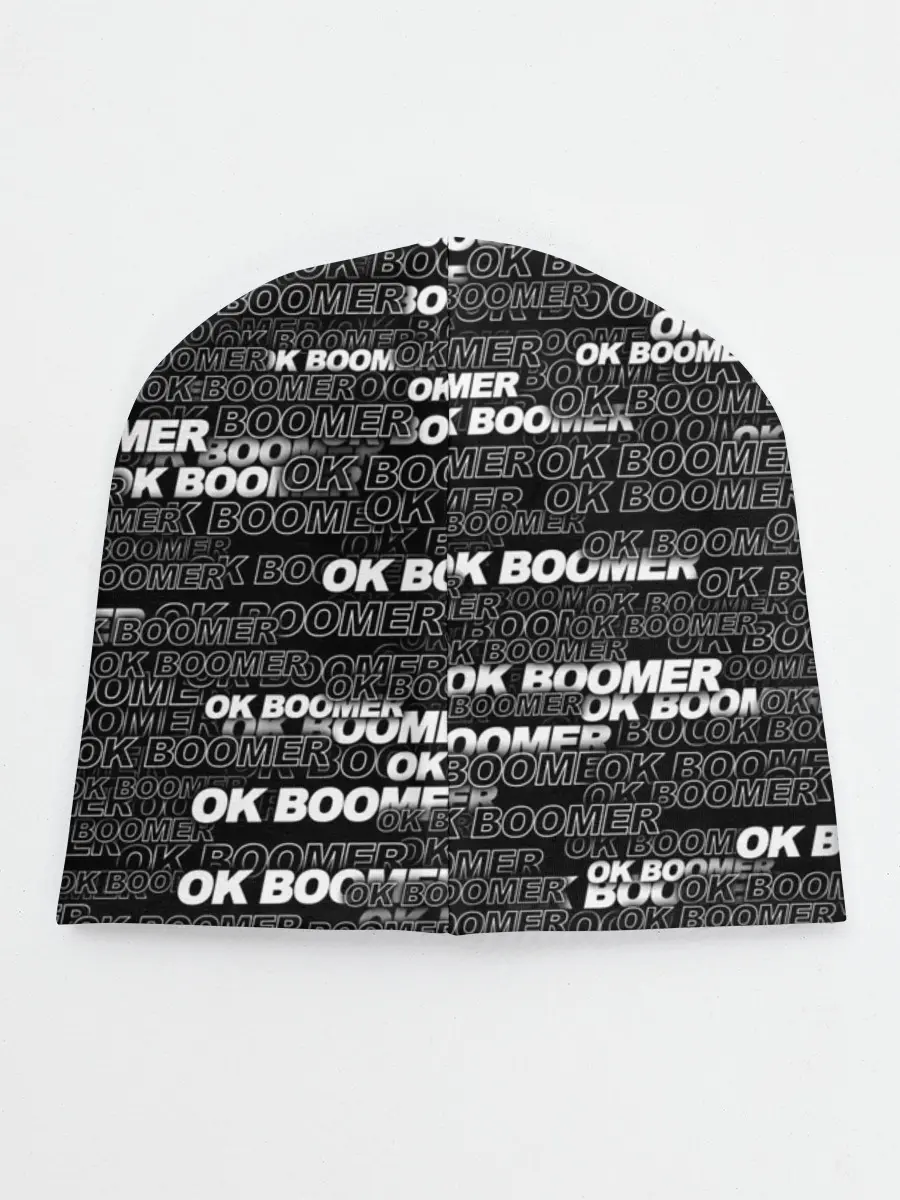 Детская шапка / OK BOOMER