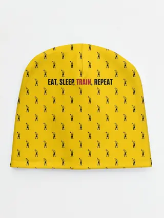 Детская шапка / Eat, sleep, train, repeat