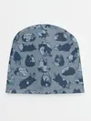 Детская шапка / Камуфляж с котиками