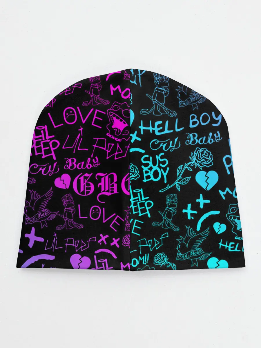 Детская шапка / LIL PEEP NEON | ЛИЛ ПИП НЕОН