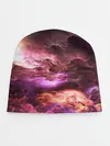 Детская шапка / закат абстракция
