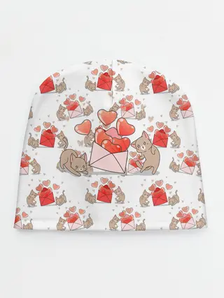 Детская шапка / Котики