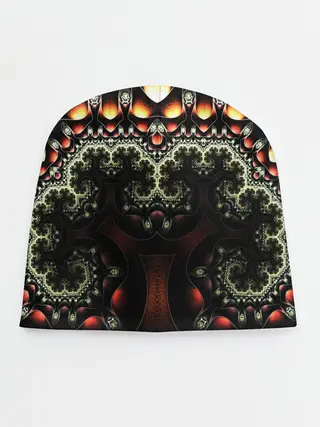 Детская шапка / ФРАКТАЛЬНЫЙ ОПТИЧЕСКИЙ УЗОР