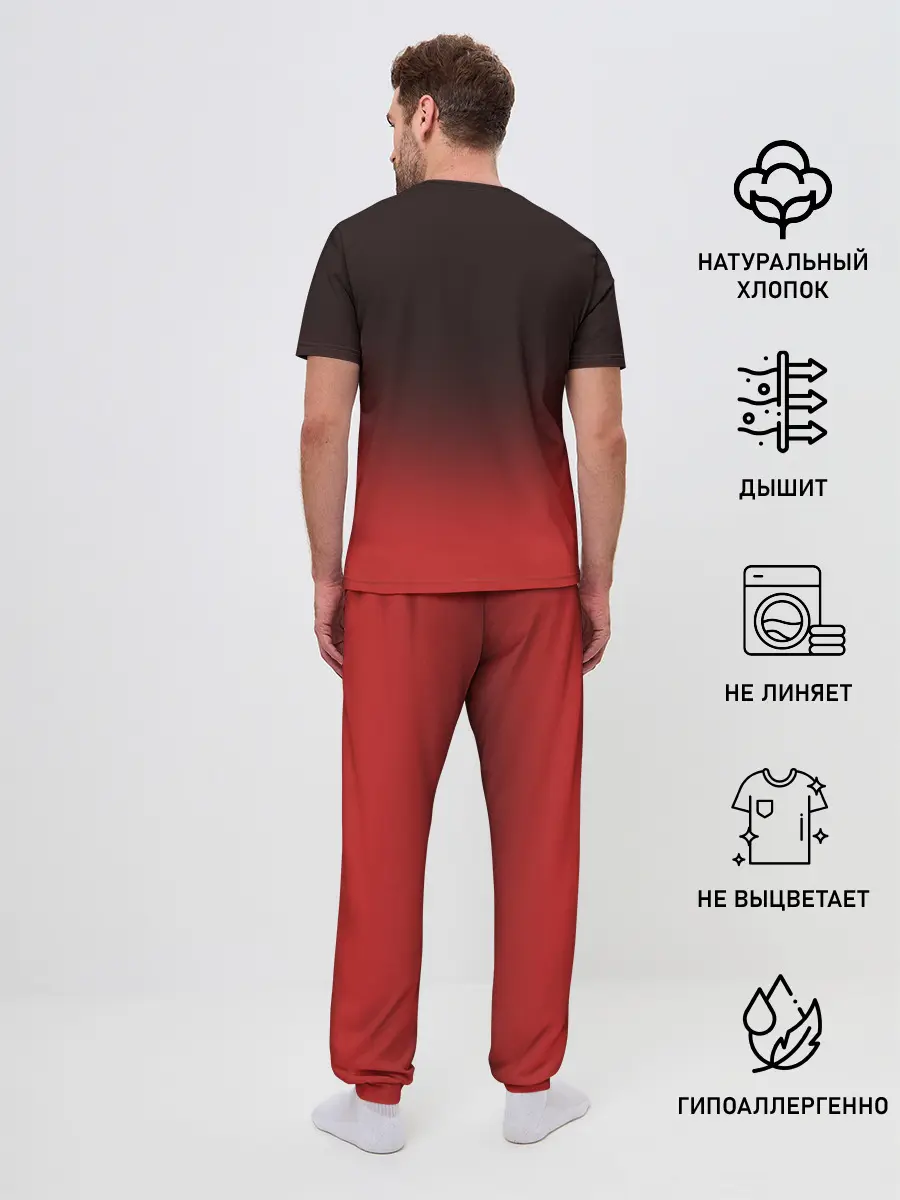 Мужская пижама с брюками / Asuka Eva-02