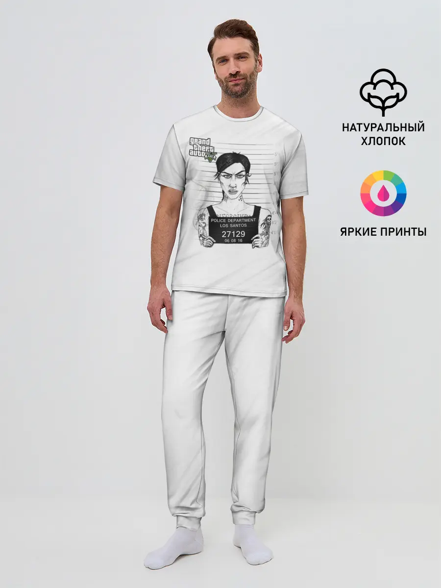 Мужская пижама с брюками / POLICE LOS SANTOS GTA