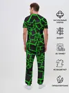 Мужская пижама с брюками / Cyber cube