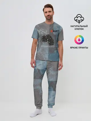 Мужская пижама с брюками / Rust | Взрыв С4 | Раст