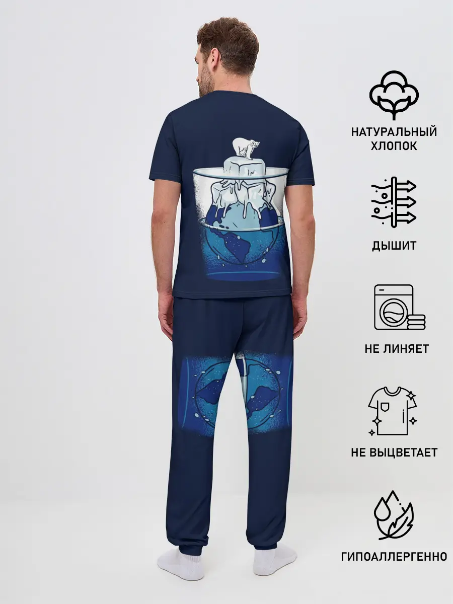 Мужская пижама с брюками / Polar Ice Bear