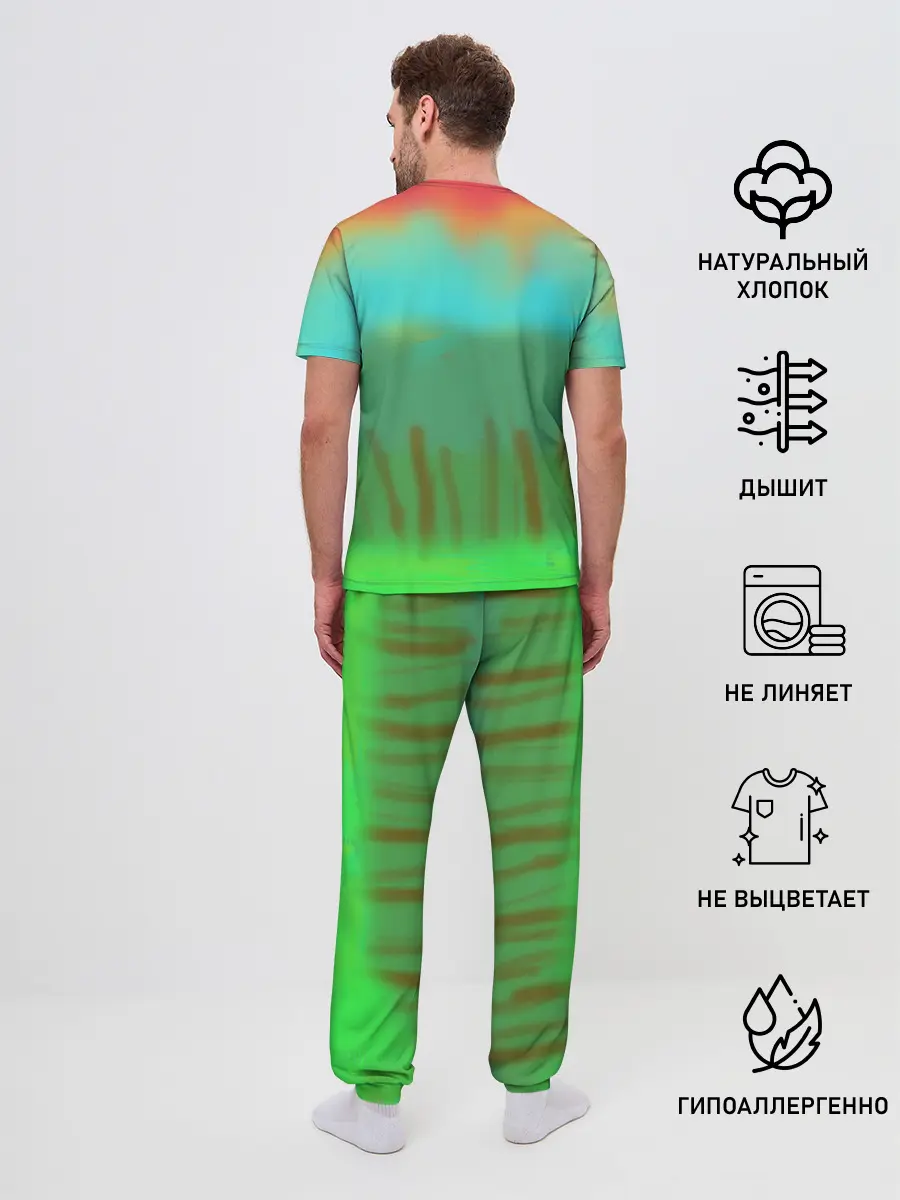 Мужская пижама с брюками / Make peace