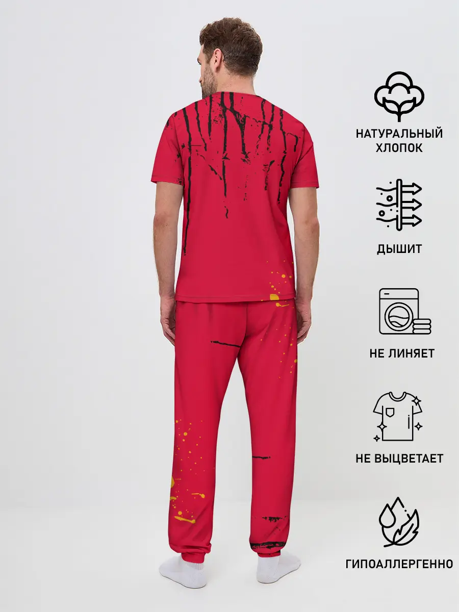 Мужская пижама с брюками / Токийский гуль рогатый