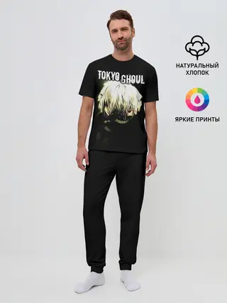 Мужская пижама с брюками / Канеки Кен выглядывает