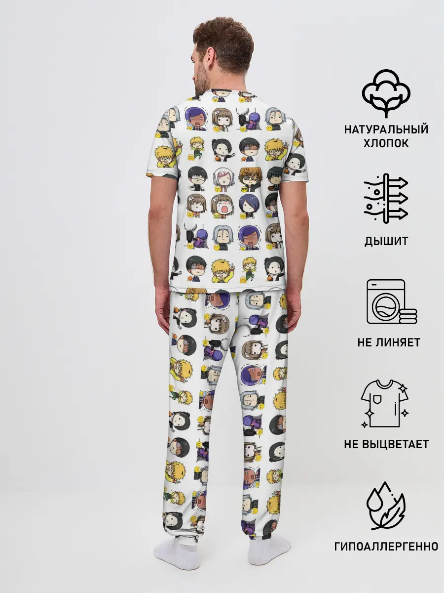 Мужская пижама с брюками / Токийский гуль пресонажи