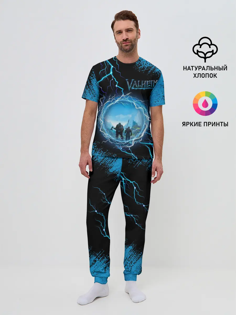 Мужская пижама с брюками / Valheim | Вальхейм