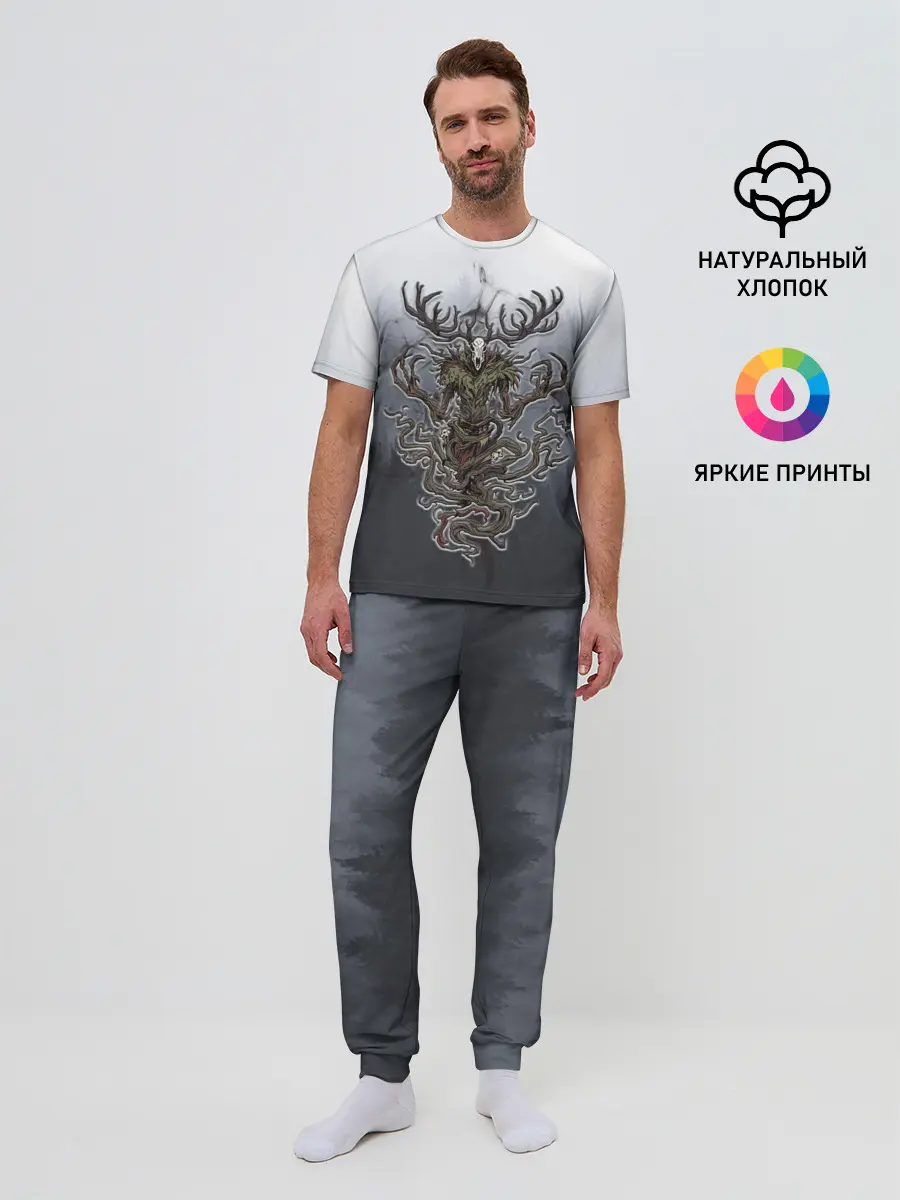 Мужская пижама с брюками / Леший