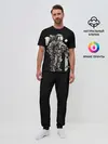 Мужская пижама с брюками / Скейтер Астронавт