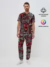 Мужская пижама с брюками / Абстрактный Узор