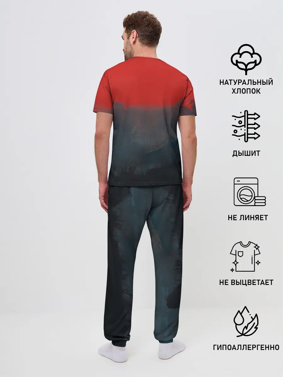 Мужская пижама с брюками / На плотве | Ведьмак