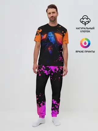 Мужская пижама с брюками / Ведьмак в таверне