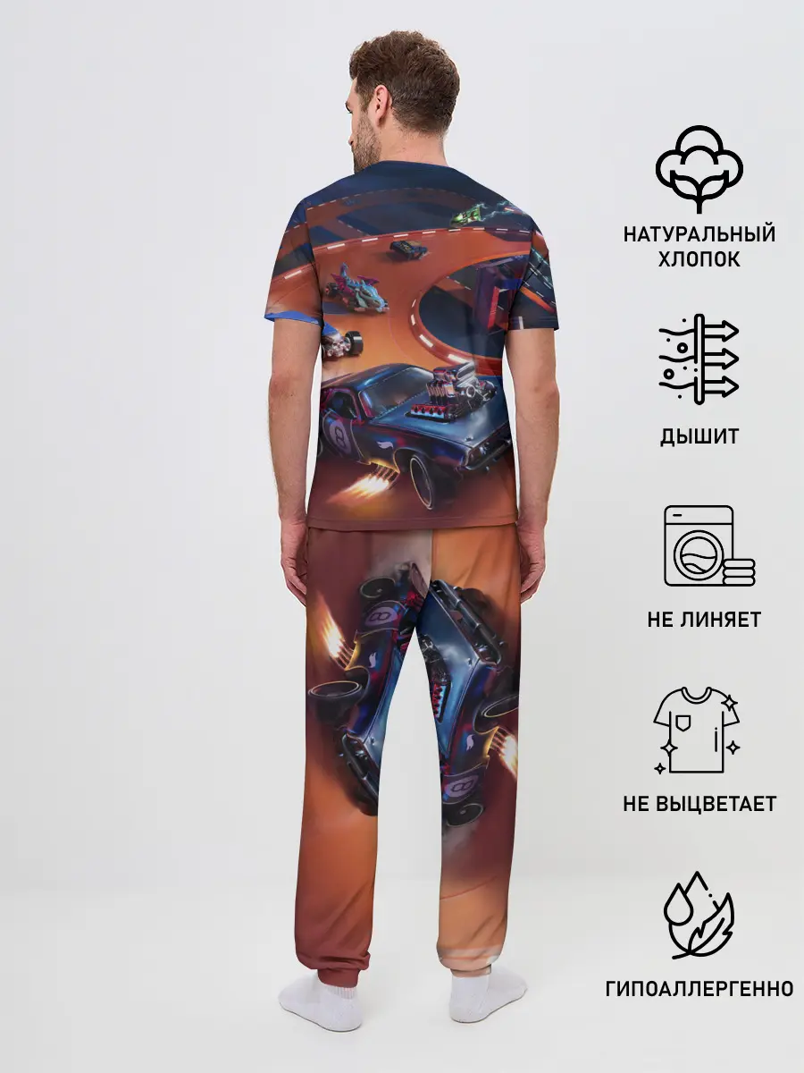 Мужская пижама с брюками / Hot Wheels Unleashed