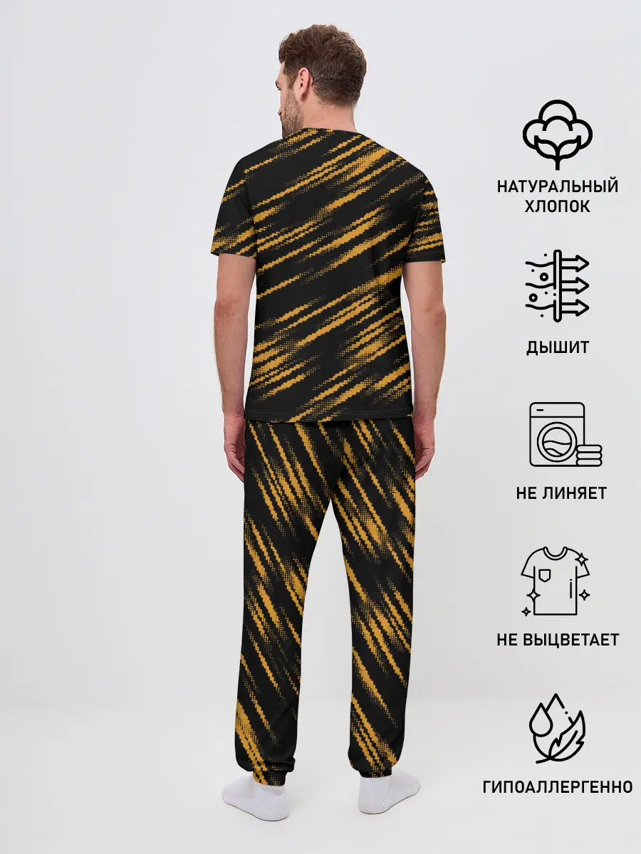 Мужская пижама с брюками / Bumblebee
