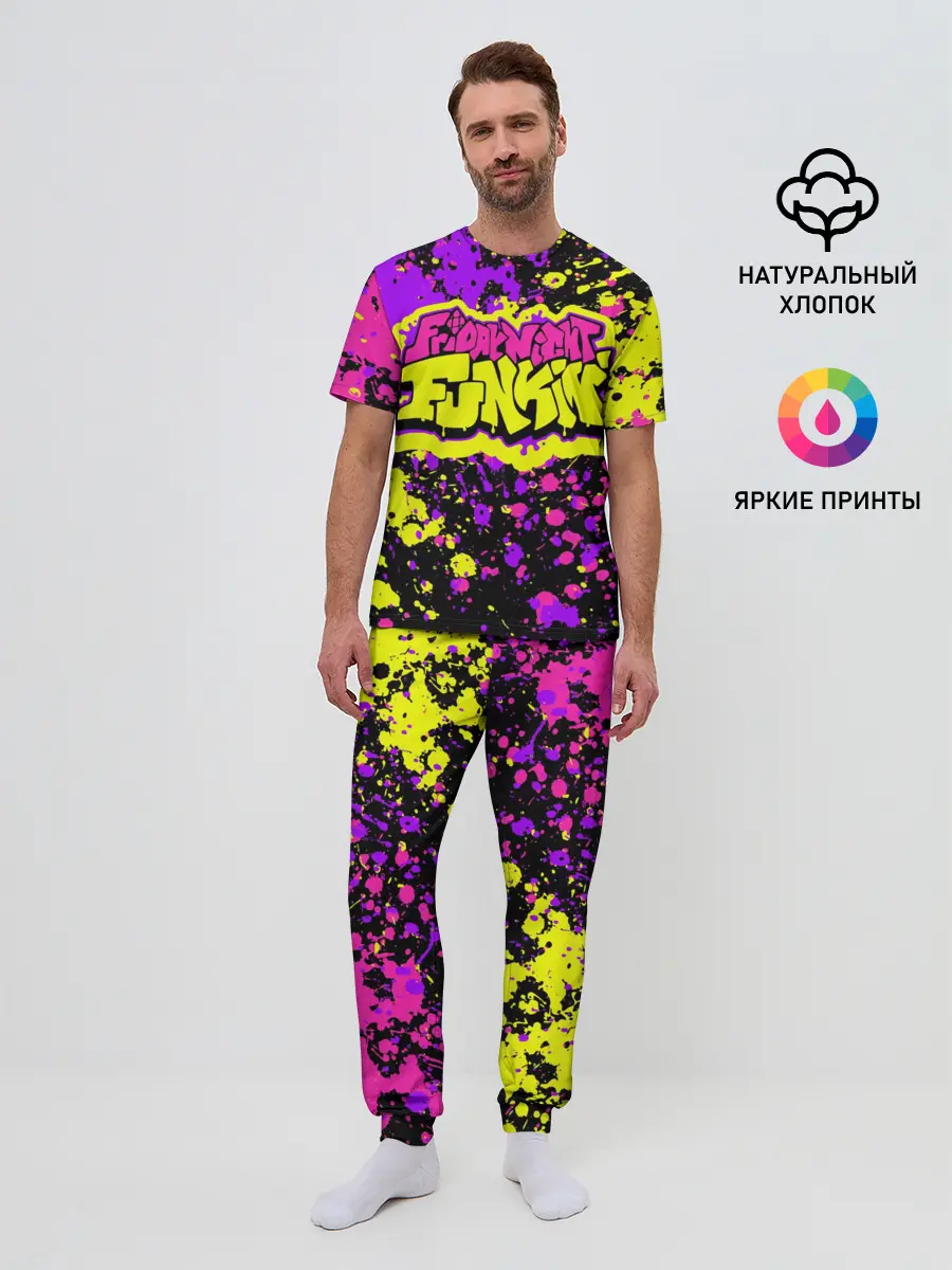 Мужская пижама с брюками / Friday Night Funkin