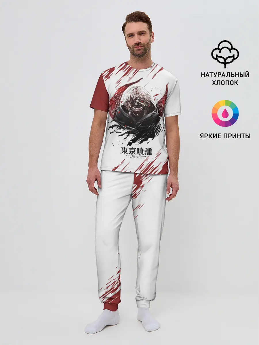 Мужская пижама с брюками / Kagune | Tokyo Ghoul