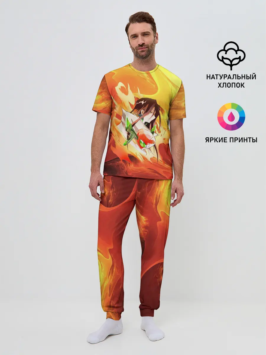 Мужская пижама с брюками / Шаман Кинг | Хао | Зик