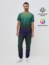 Мужская пижама с брюками / Сияние 3D