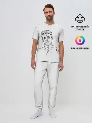 Мужская пижама с брюками / Aniki