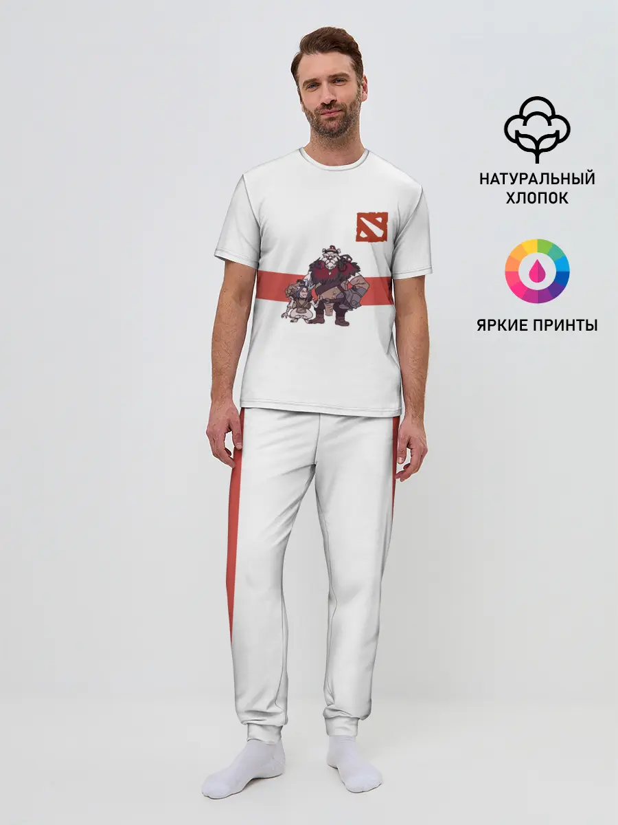 Мужская пижама с брюками / Дота