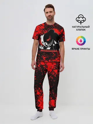 Мужская пижама с брюками / MONOKUMA / МОНОКУМА BLOOD