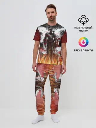 Мужская пижама с брюками / Doom Ethernal Ancient Gods