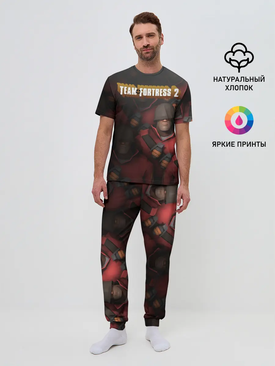 Мужская пижама с брюками / Team Fortress
