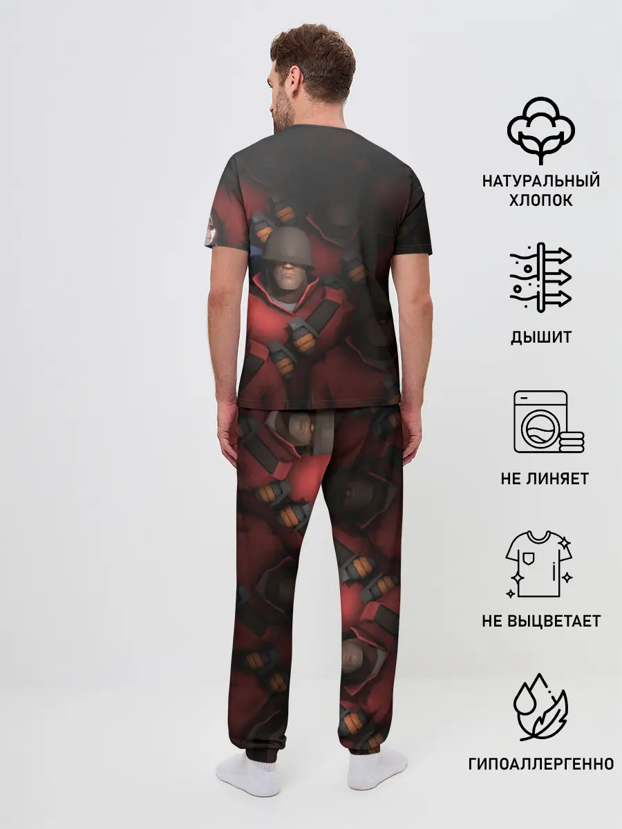Мужская пижама с брюками / Team Fortress