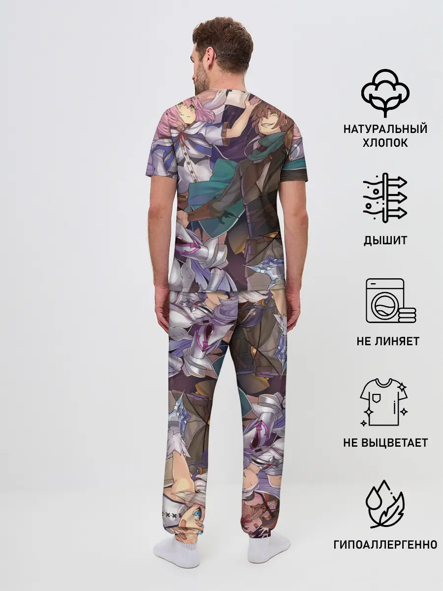 Мужская пижама с брюками / Kaifuku Jutsushi no Yarinaoshi