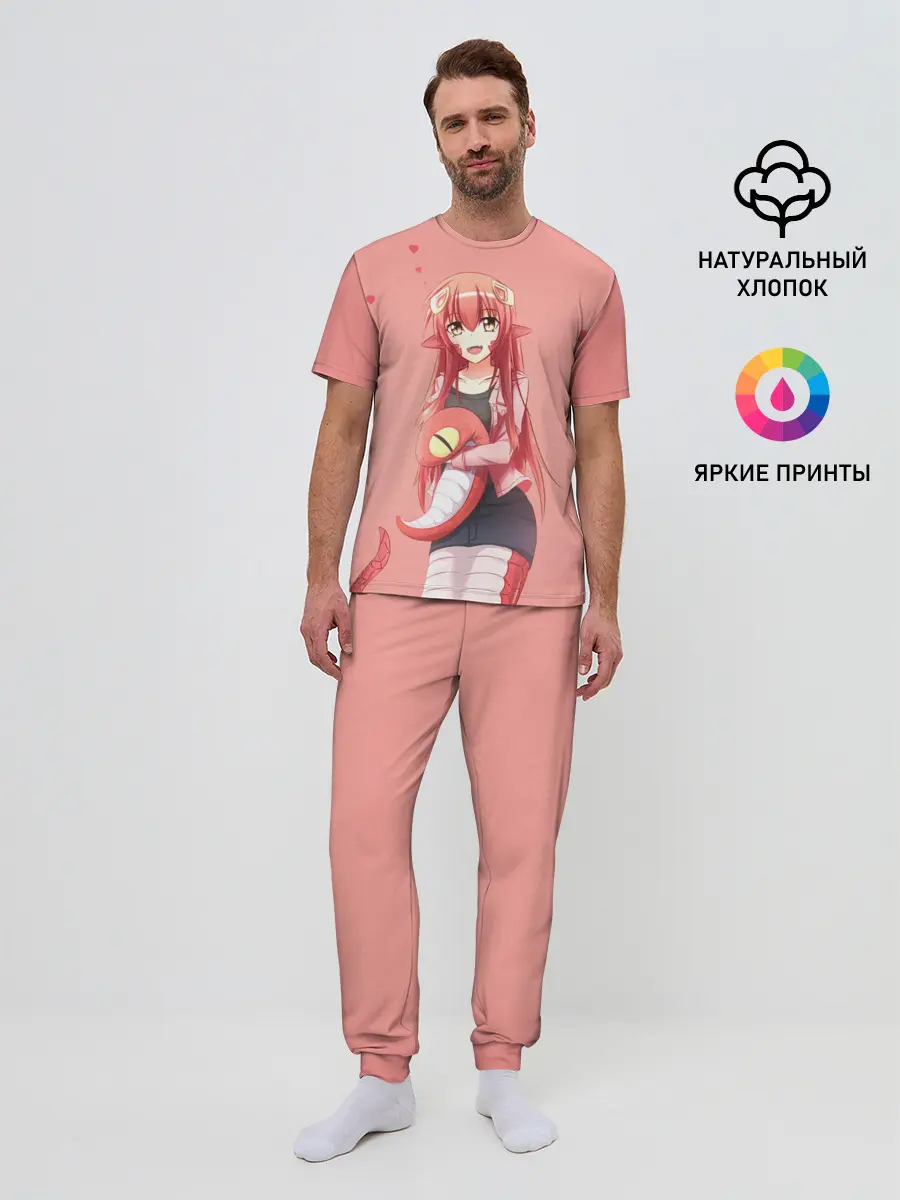 Мужская пижама с брюками / Ламия Мия