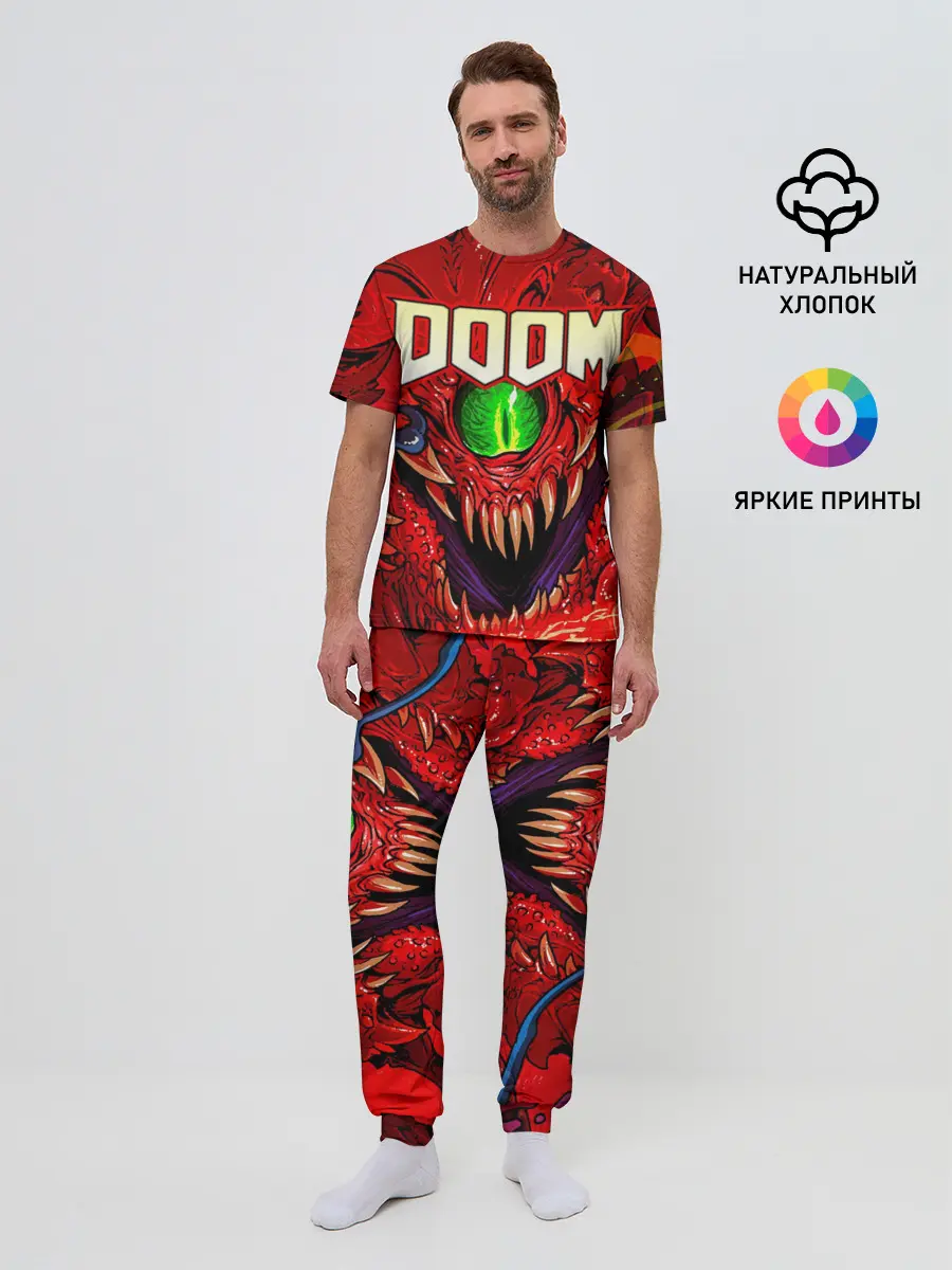 Мужская пижама с брюками / DOOM Eternal
