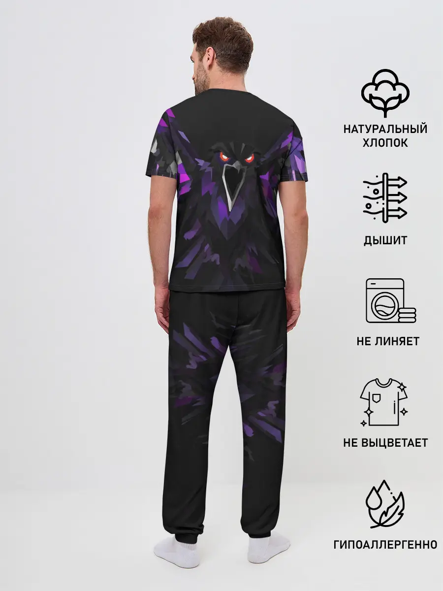 Мужская пижама с брюками / Ястреб