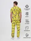 Мужская пижама с брюками / Попугаи