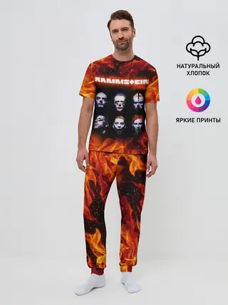 Мужская пижама с брюками / RAMMSTEIN